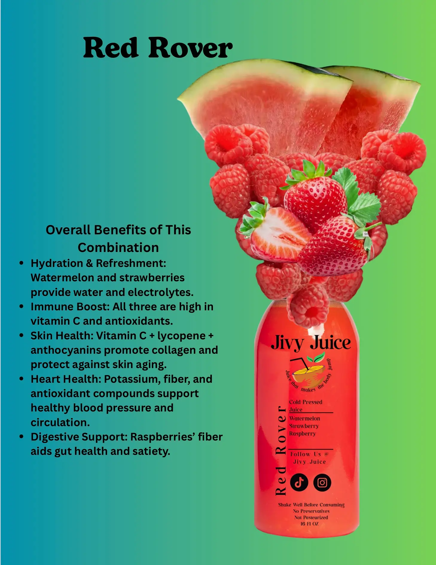 Jivy Juice: Red Rover